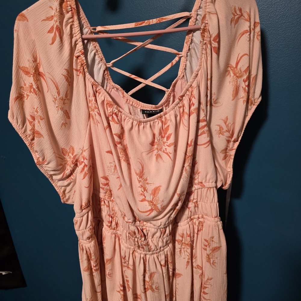 Floral Peach Blouse